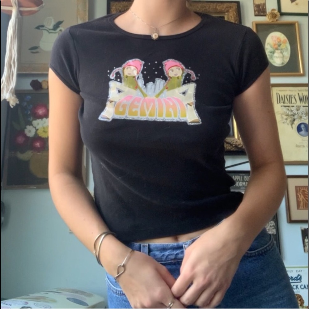 gemini baby tee
